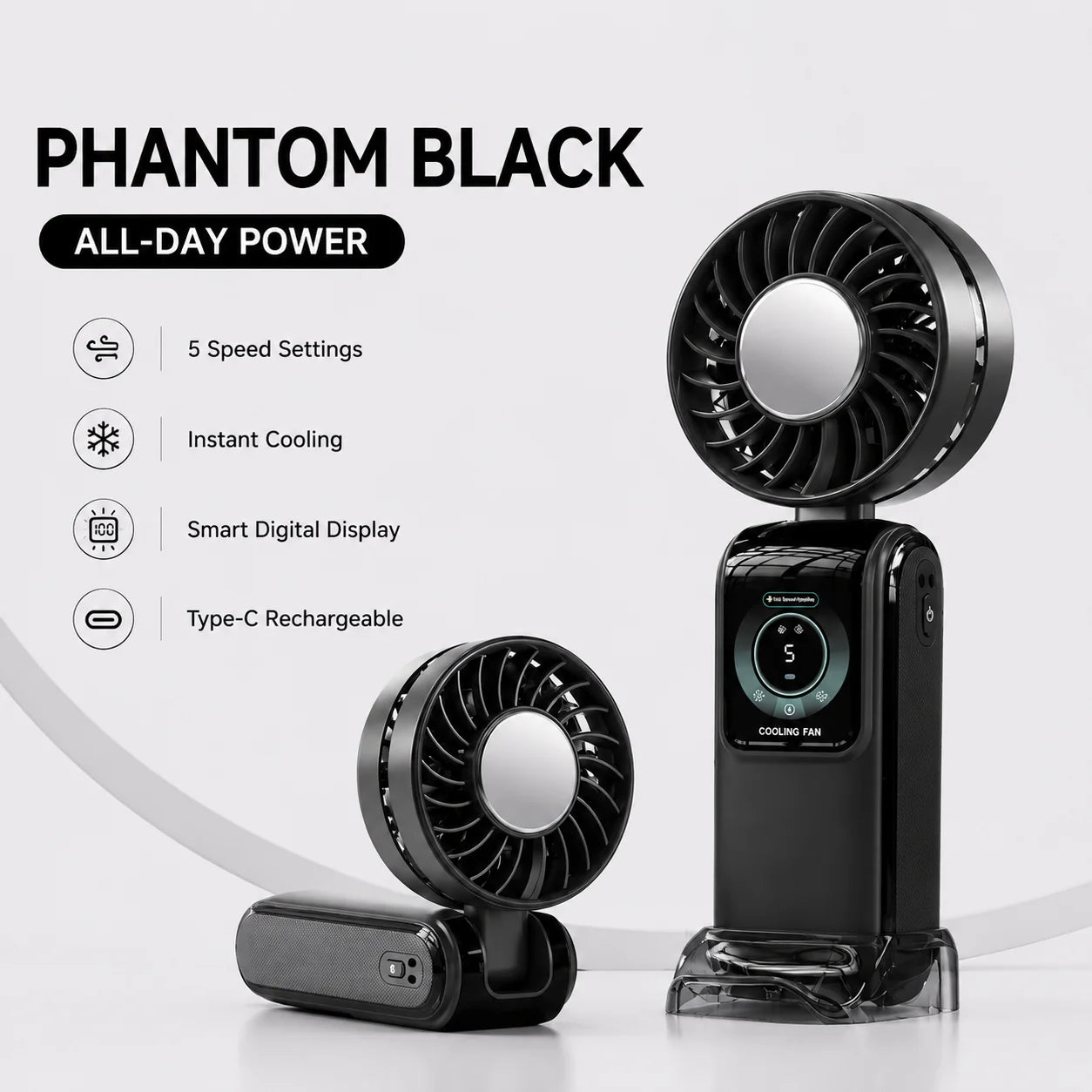 Portable Ice Cooling Fan