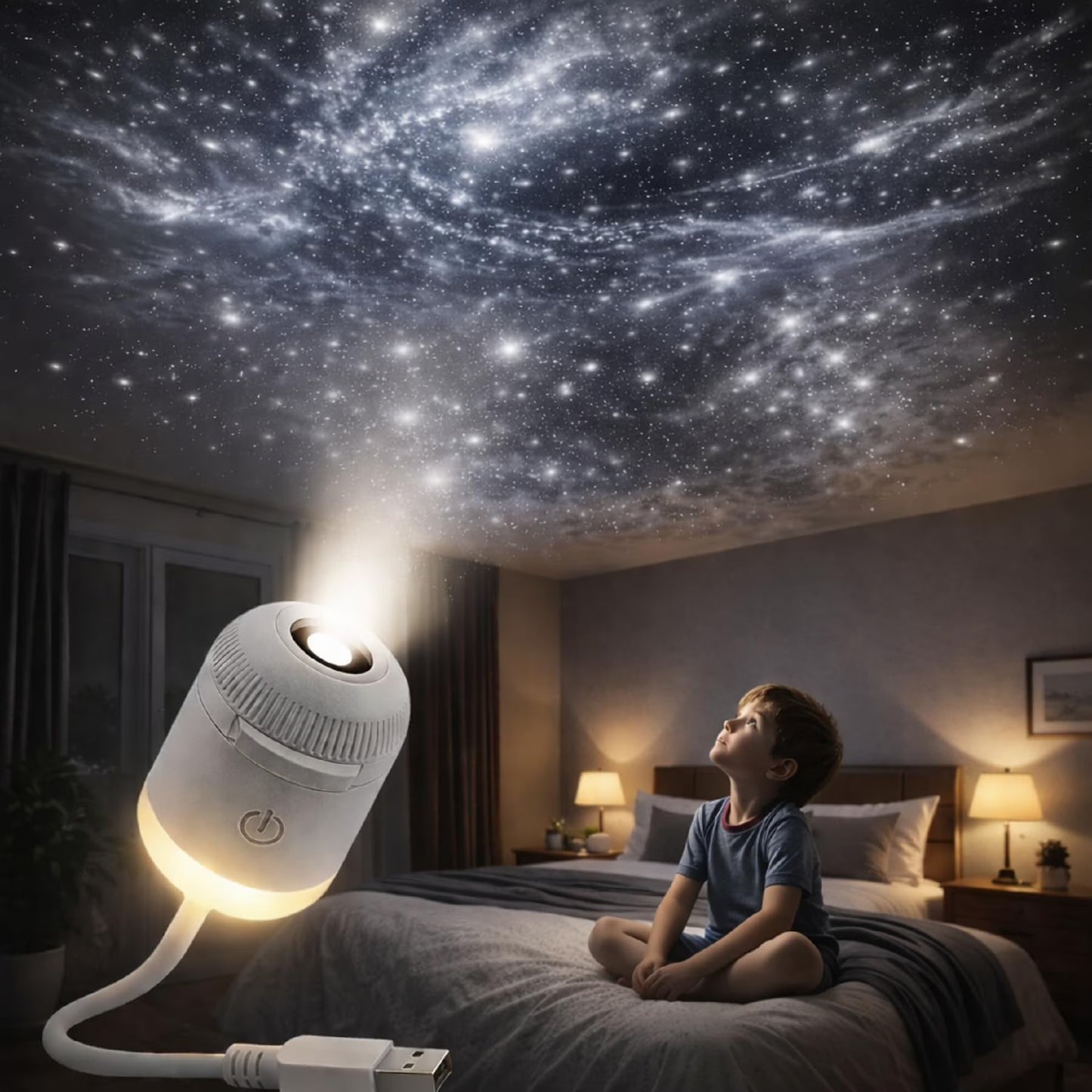 Galaxy Projector USB Night Light