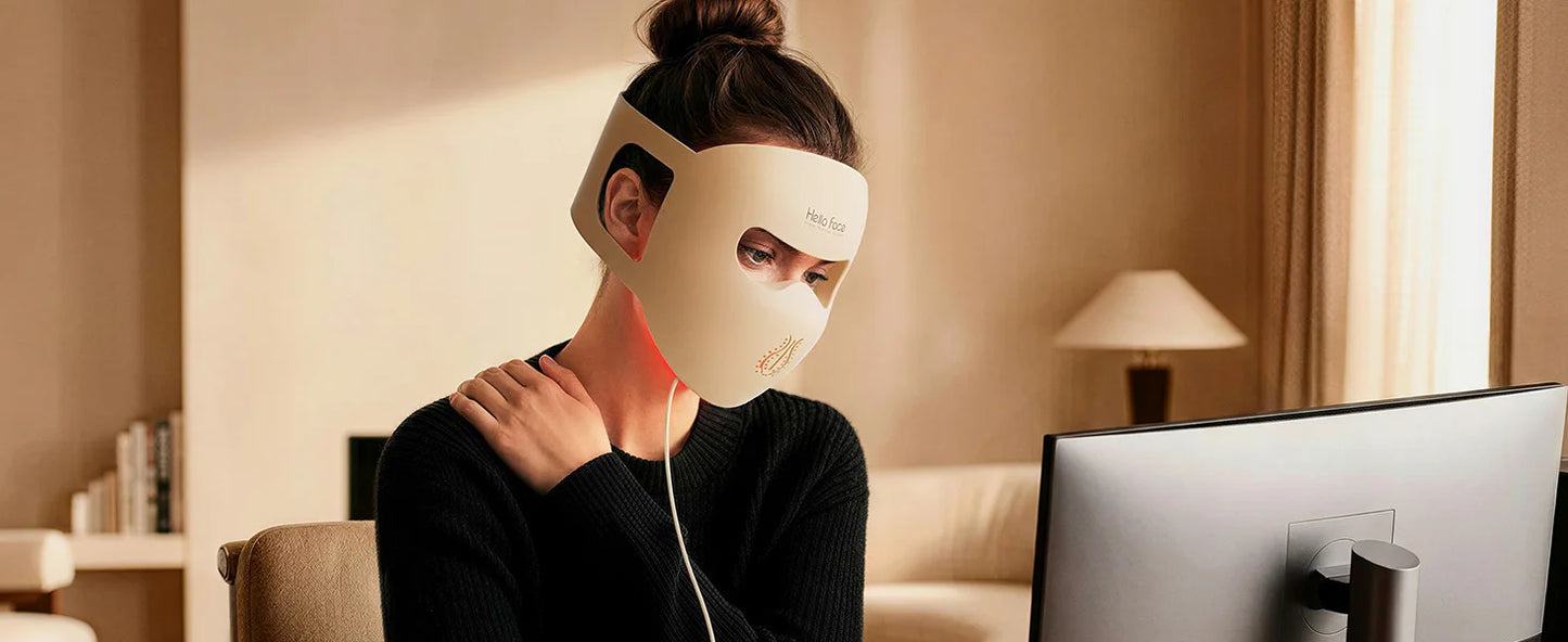 4D Light Mask Wavelengths Cordless LED Face Mask