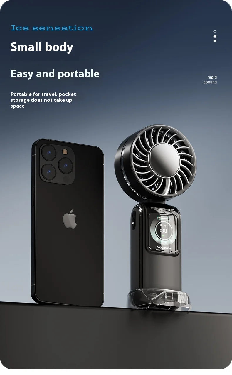 Portable Ice Cooling Fan
