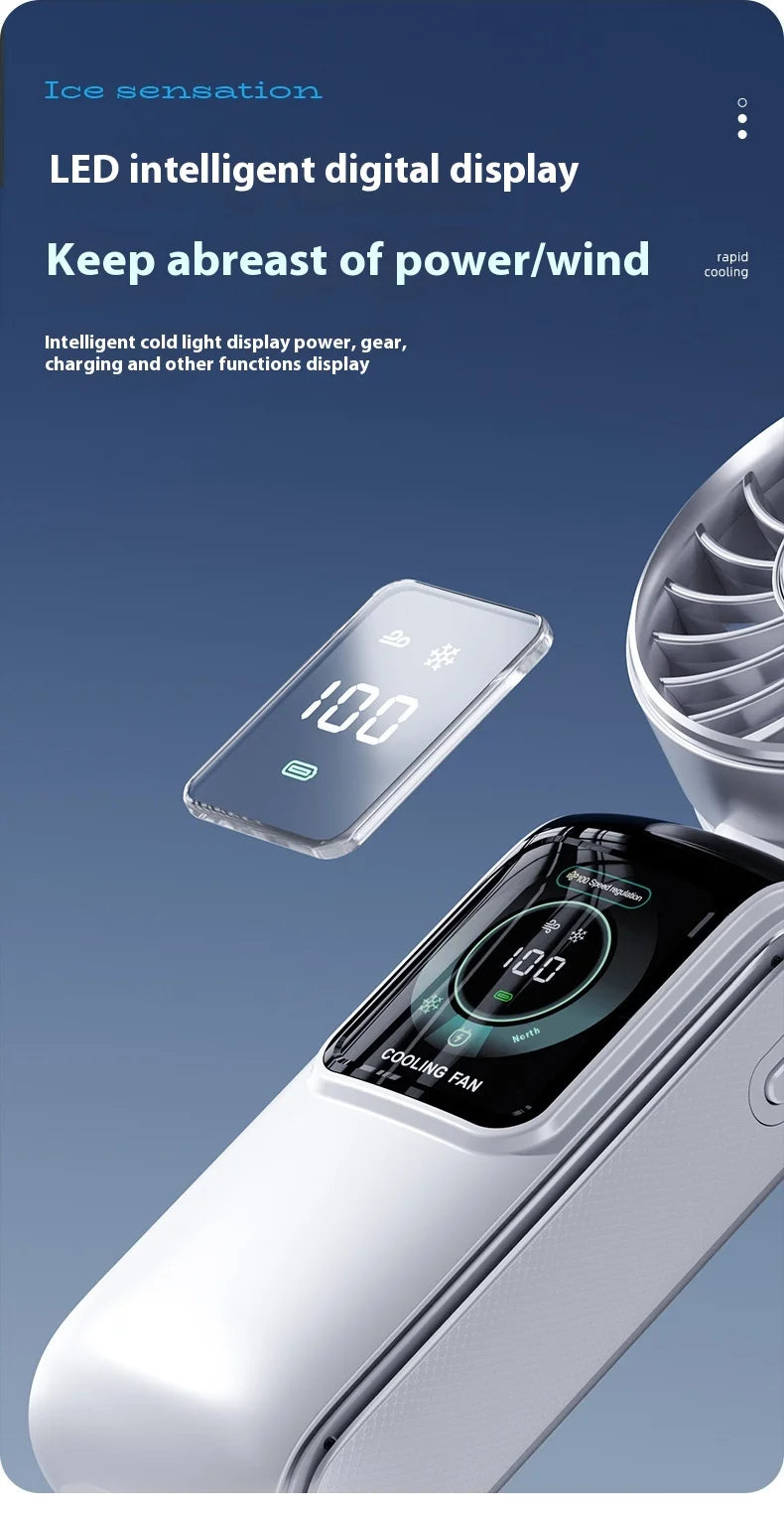 Portable Ice Cooling Fan