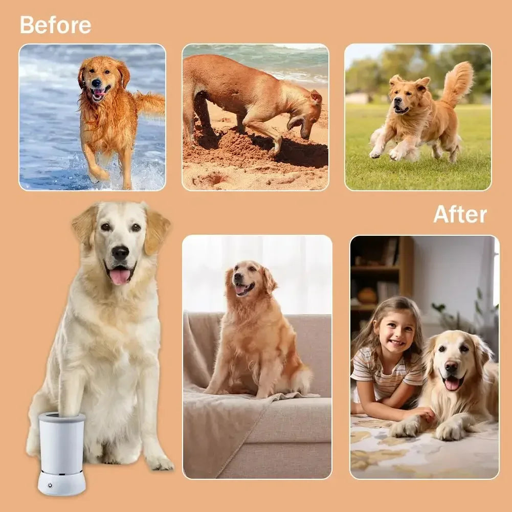 Automatic Dog Paw Cleaner