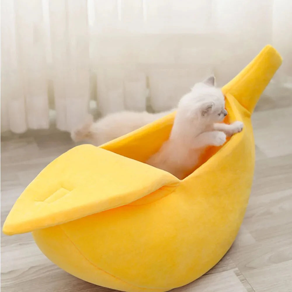 Banana Cat Bed