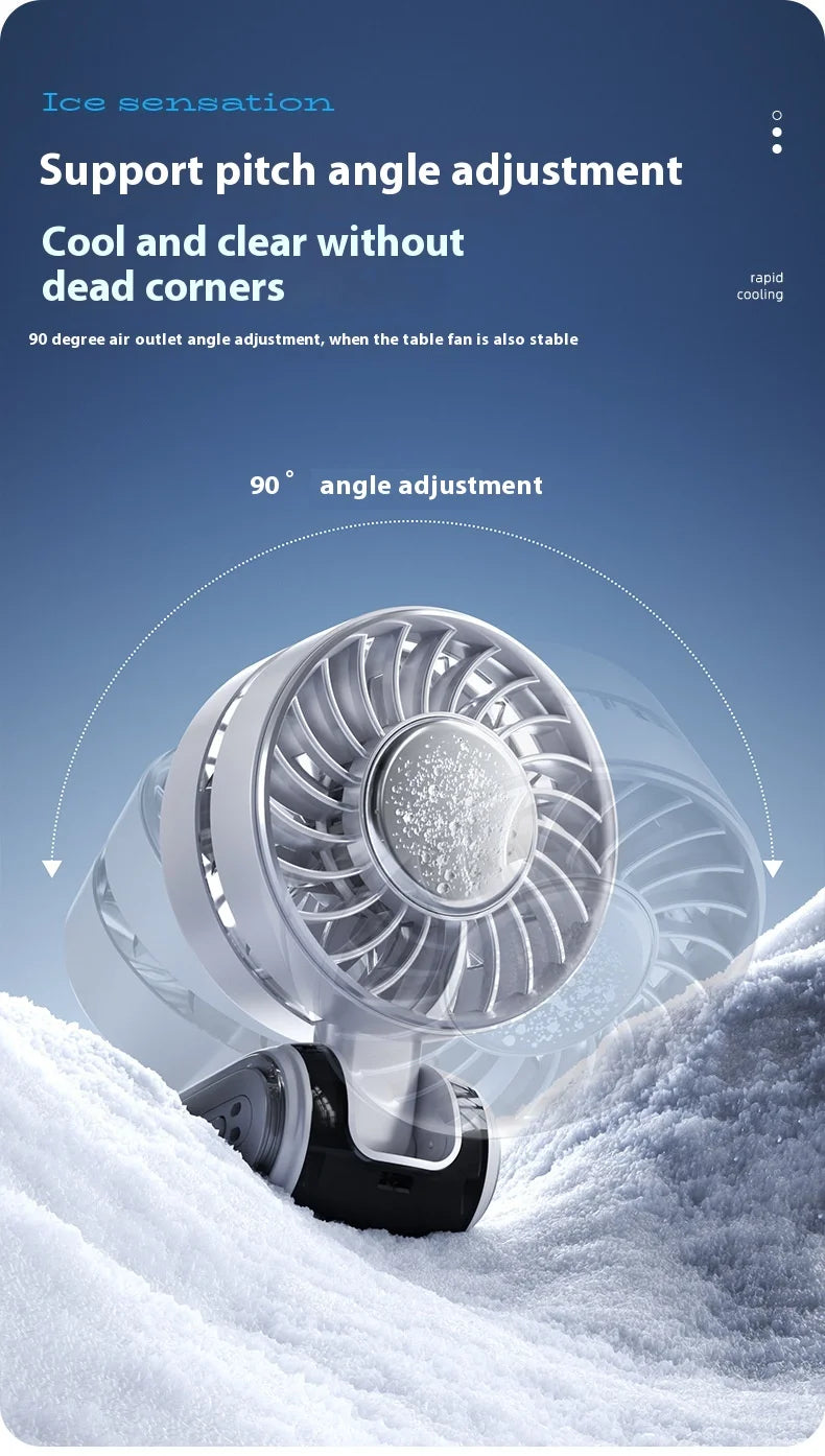 Portable Ice Cooling Fan