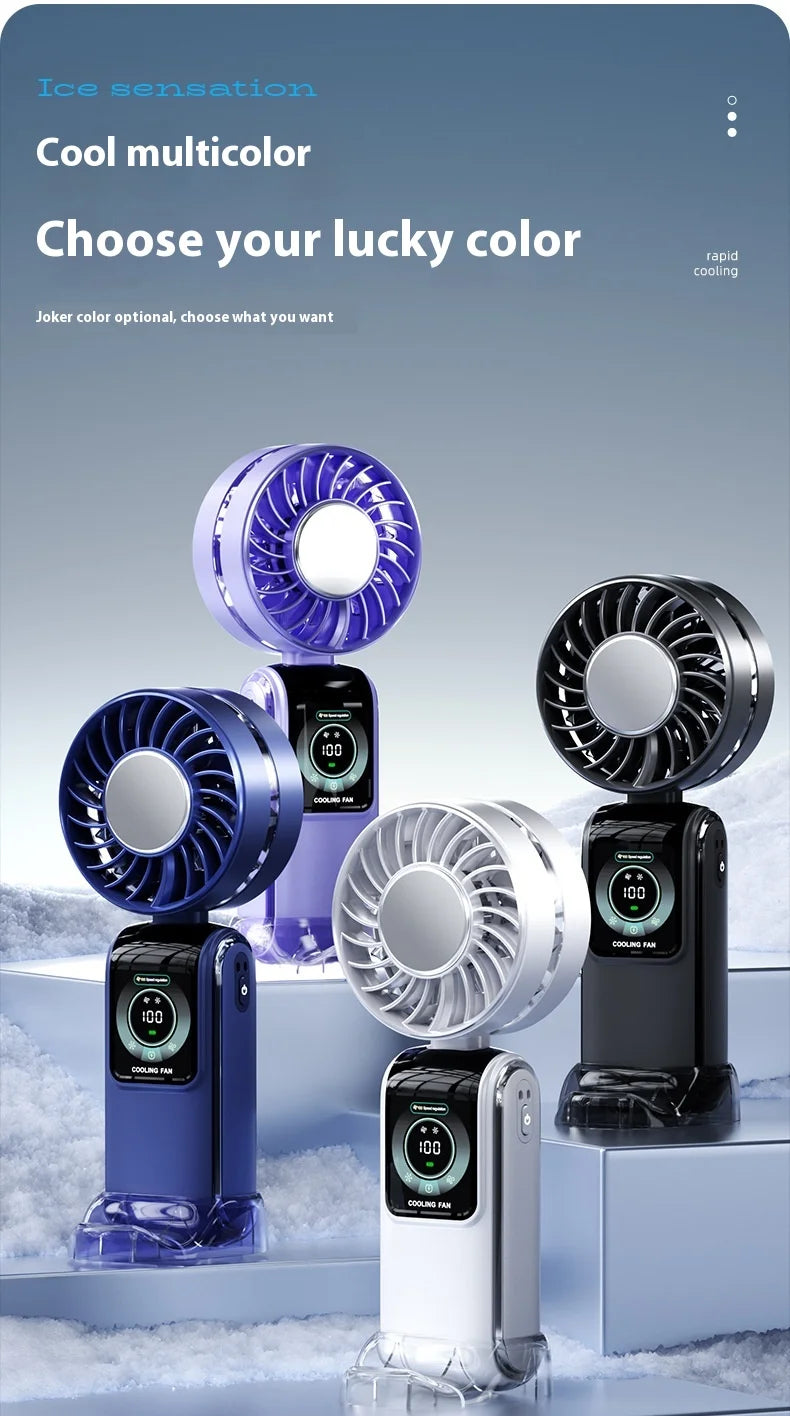 Portable Ice Cooling Fan