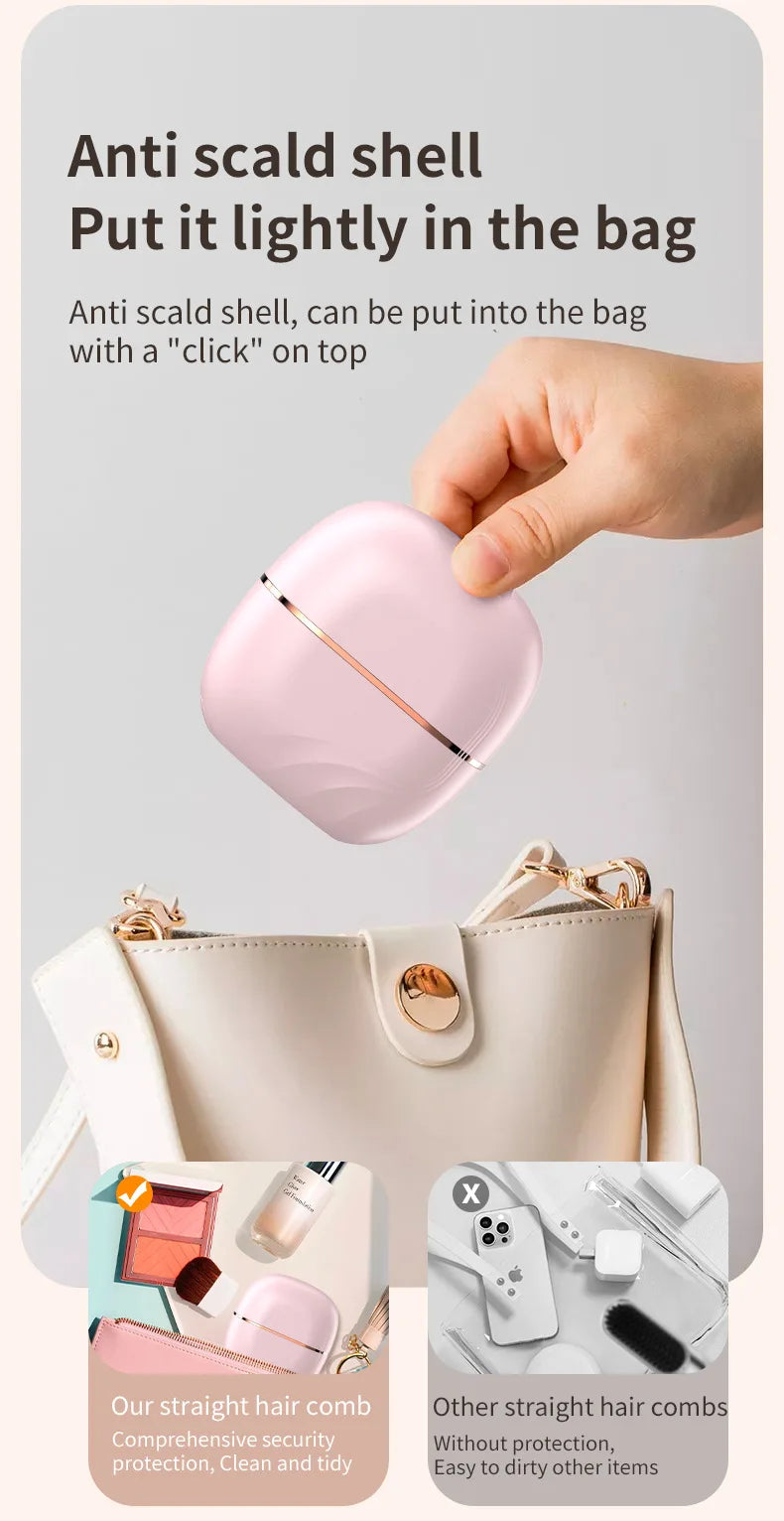 Mini Hair Straightener 3-Heat