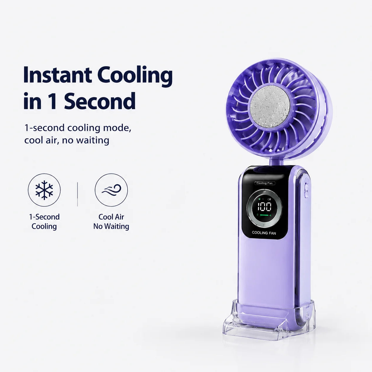 Portable Ice Cooling Fan