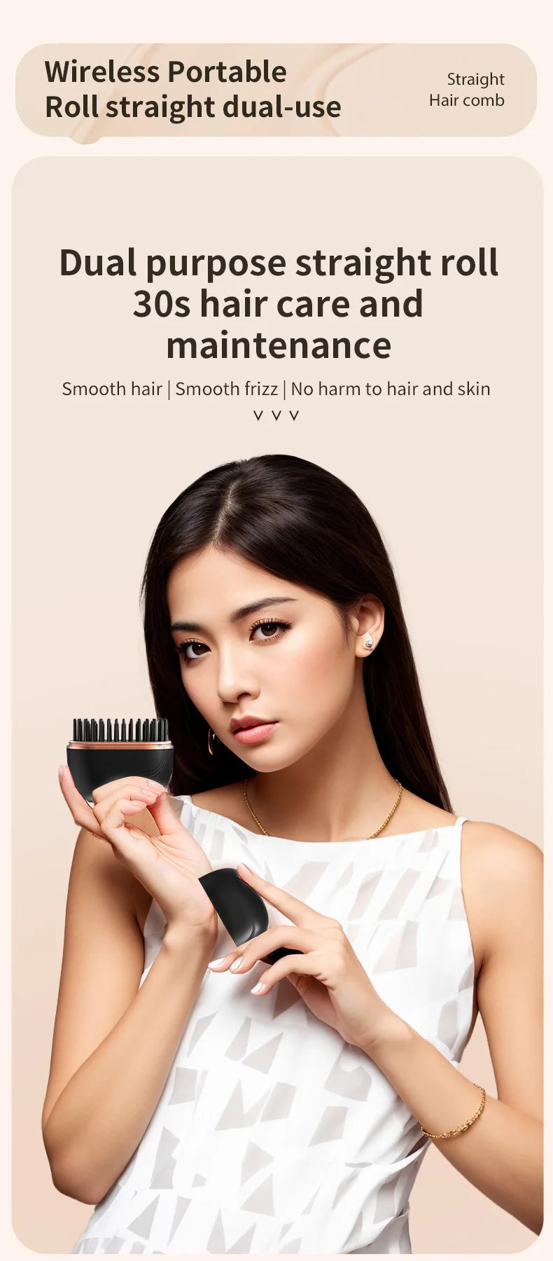Mini Hair Straightener 3-Heat