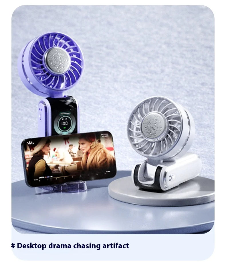 Portable Ice Cooling Fan