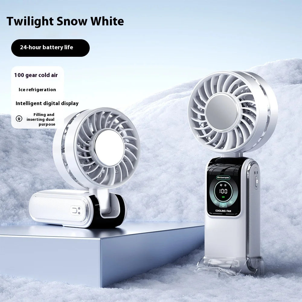 Portable Ice Cooling Fan