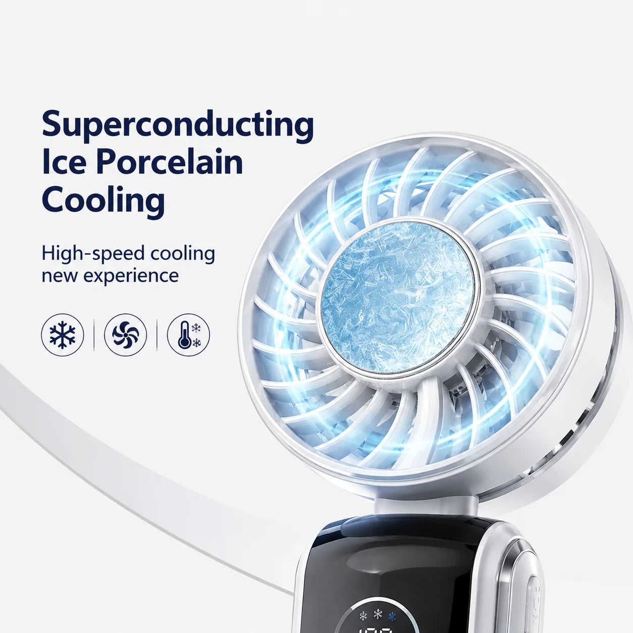Portable Ice Cooling Fan