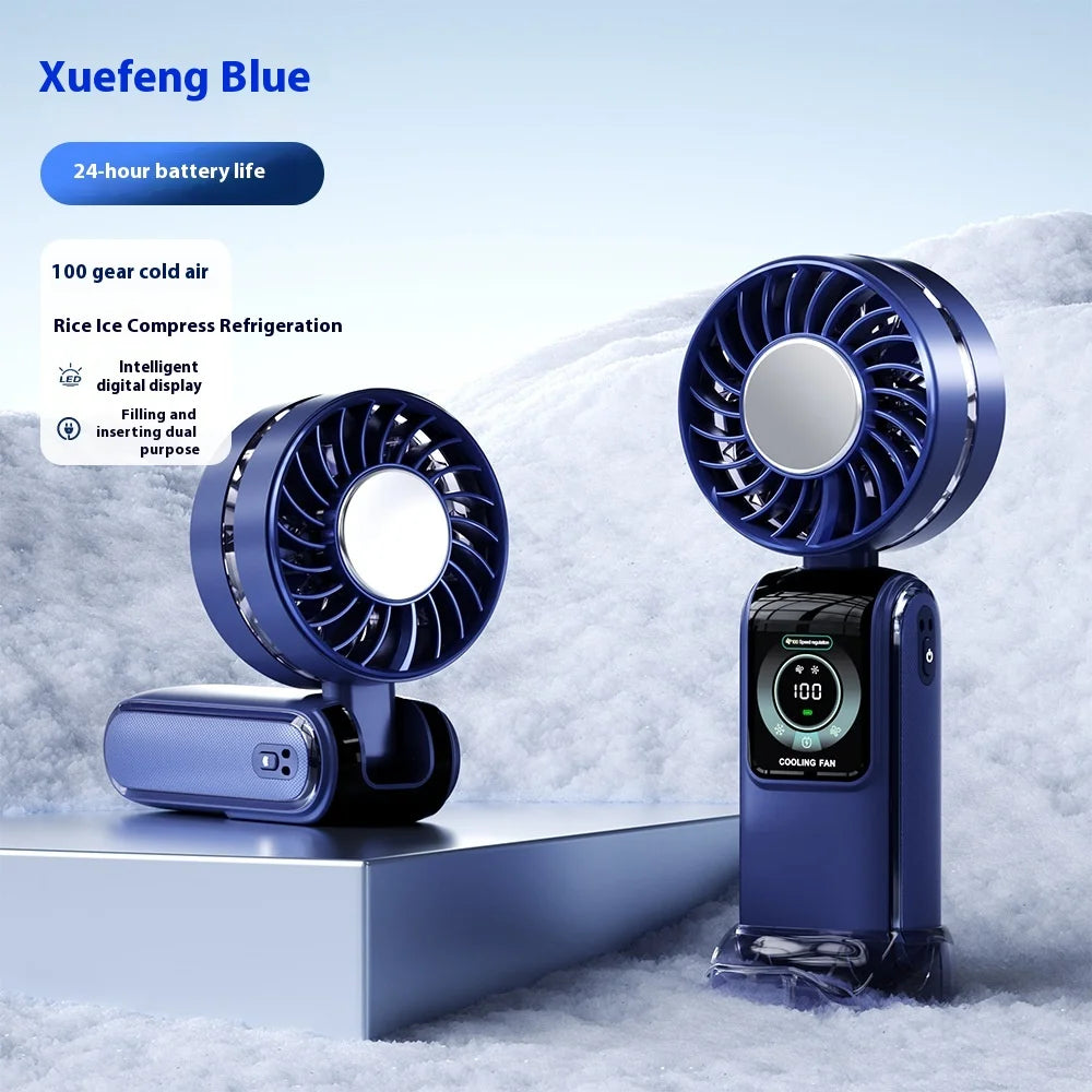 Portable Ice Cooling Fan
