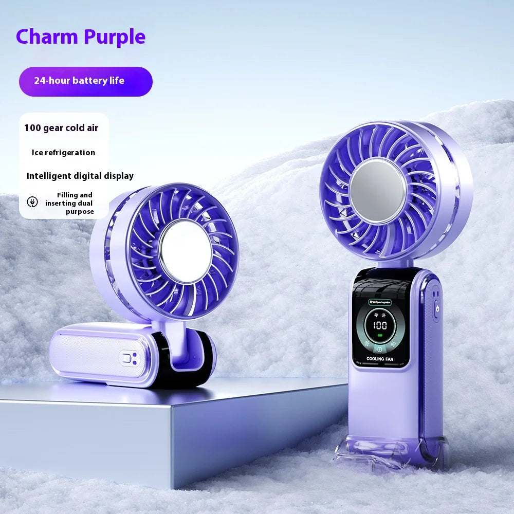 Portable Ice Cooling Fan