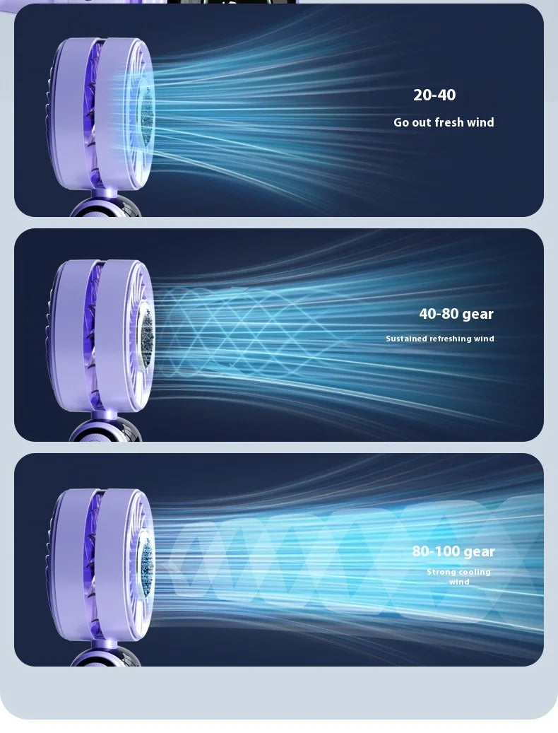 Portable Ice Cooling Fan
