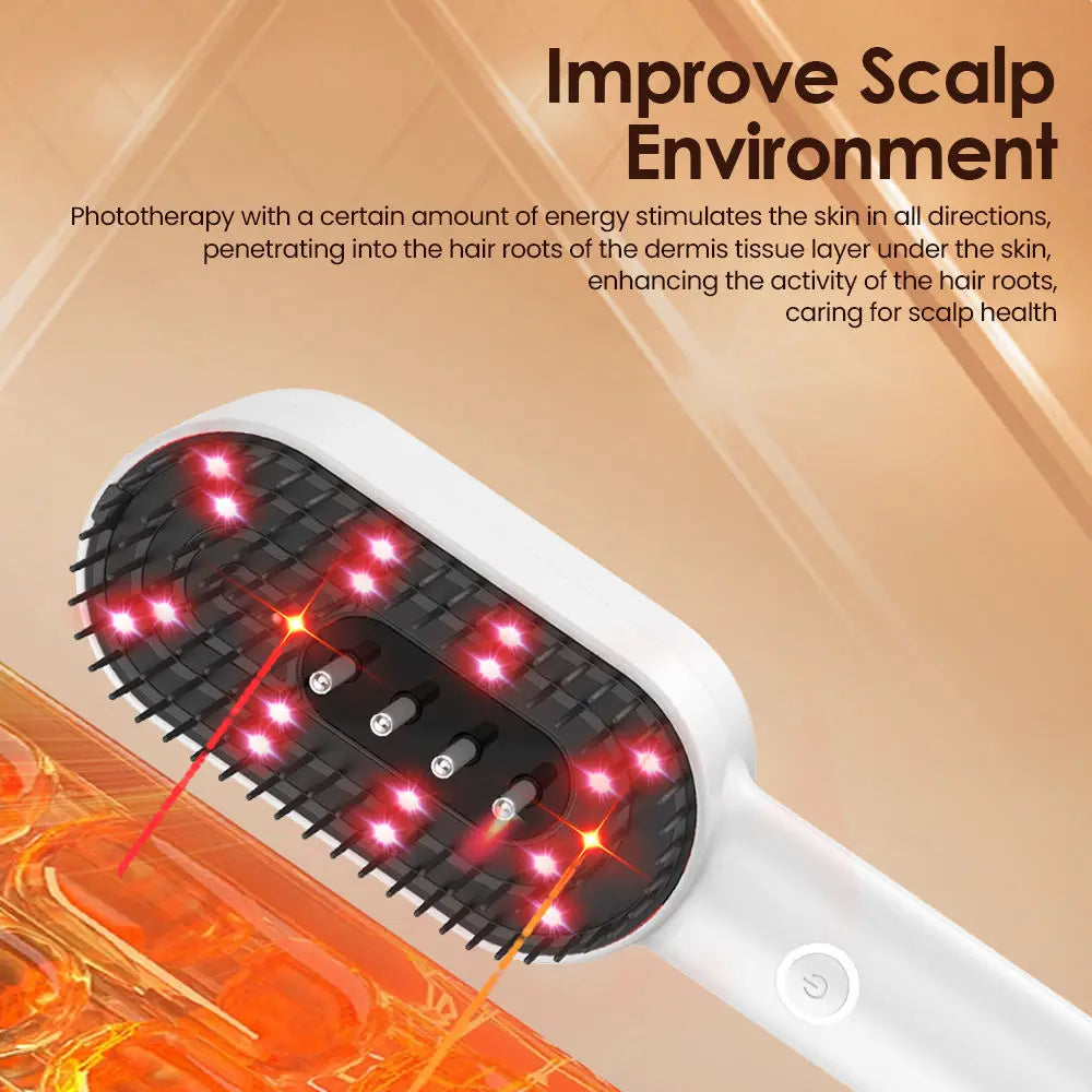 3 in 1 LED Red Blue Light Therapy Hair Growth Comb