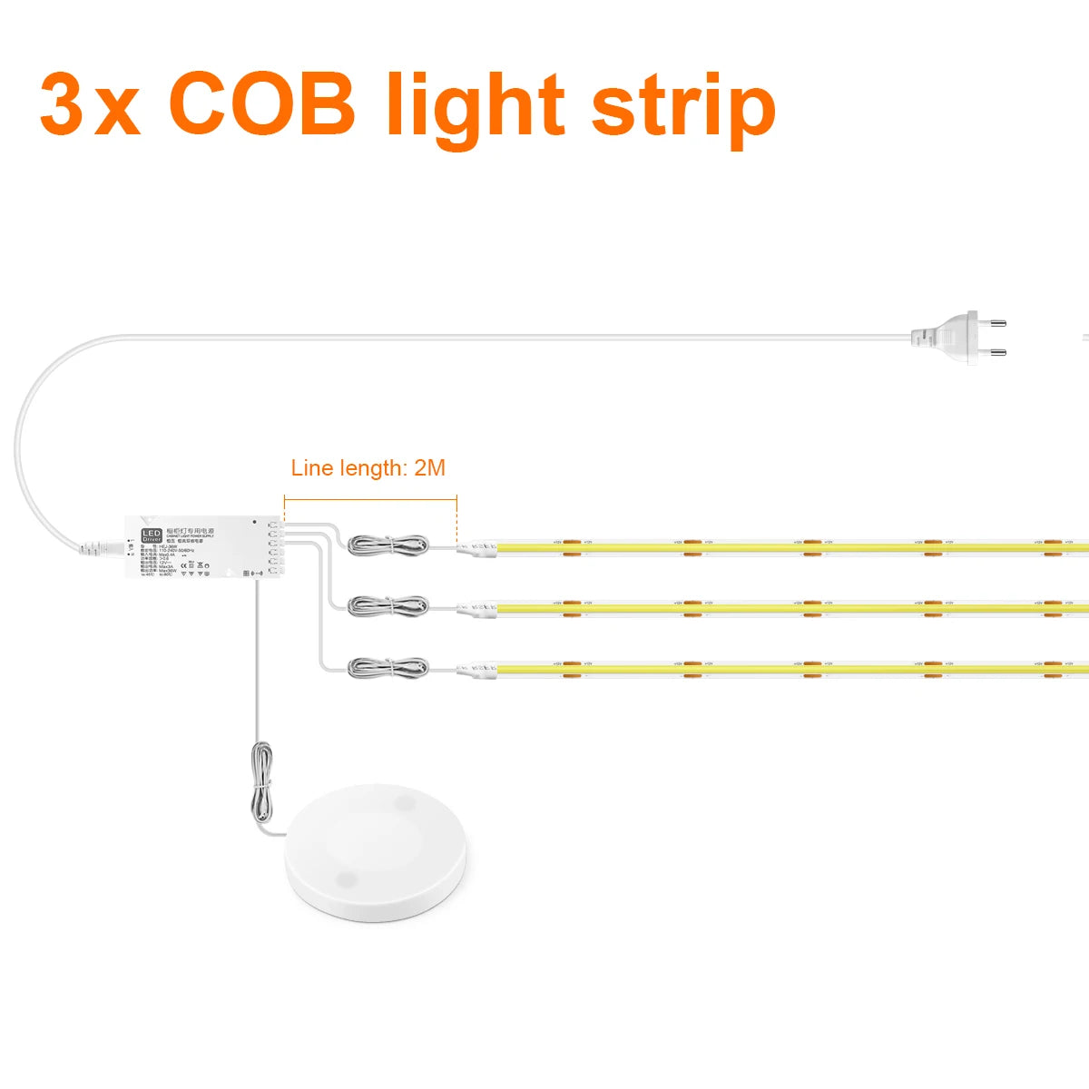 Dimmable LED Cabinet Light