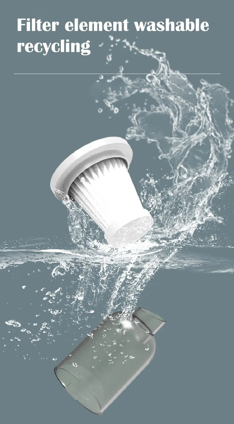 Wireless Car Vacuum Cleaner USB Charging