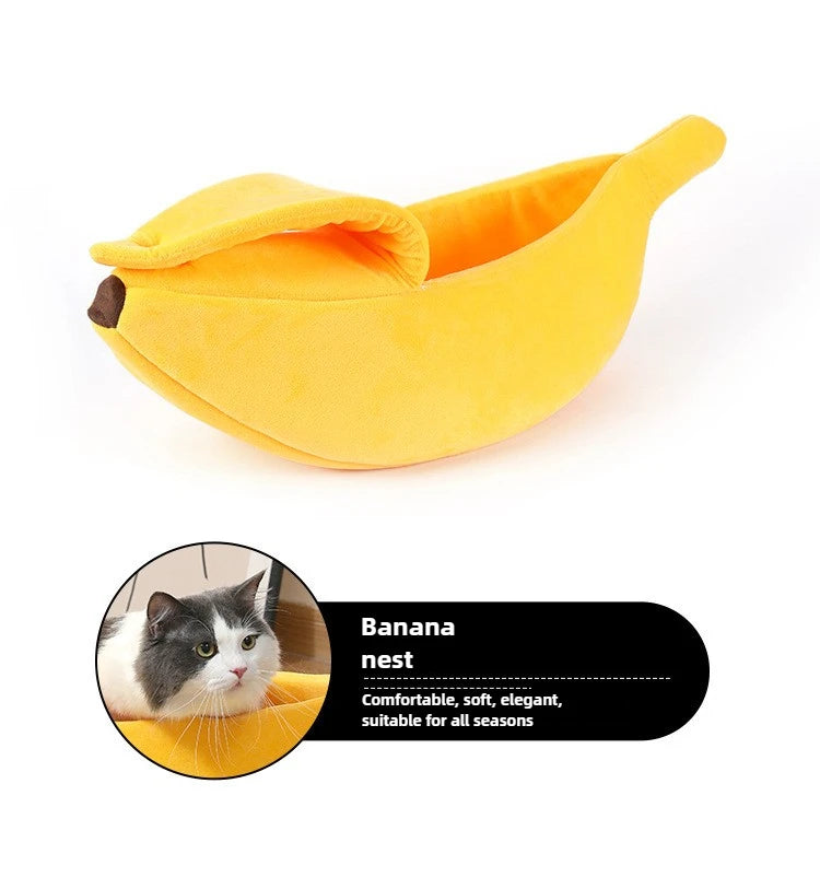Banana Cat Bed