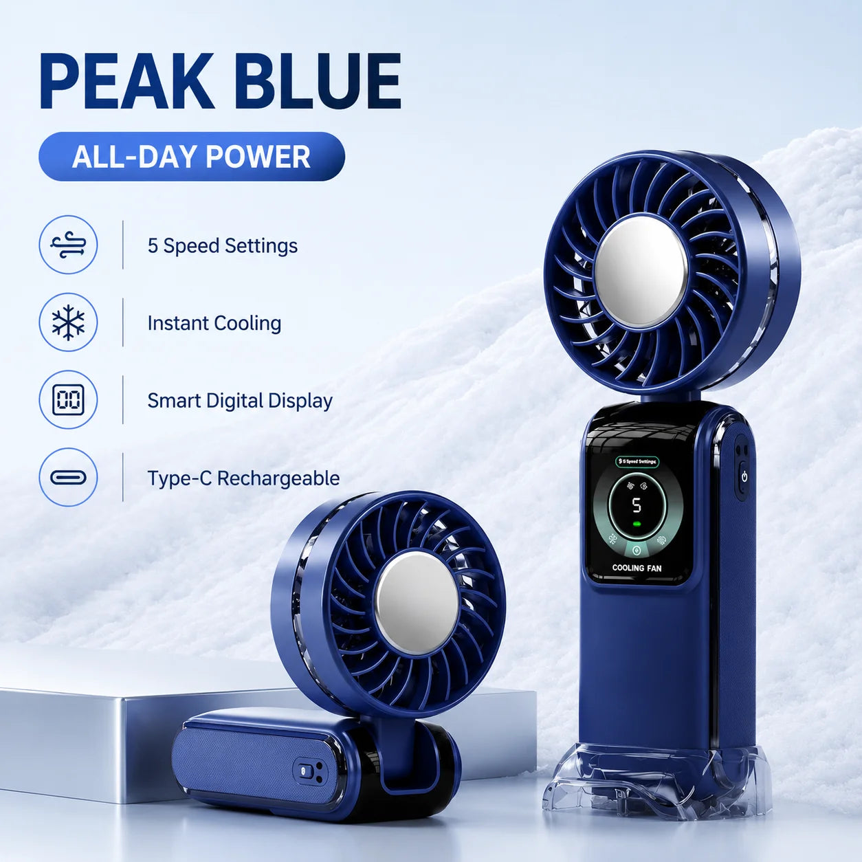 Portable Ice Cooling Fan