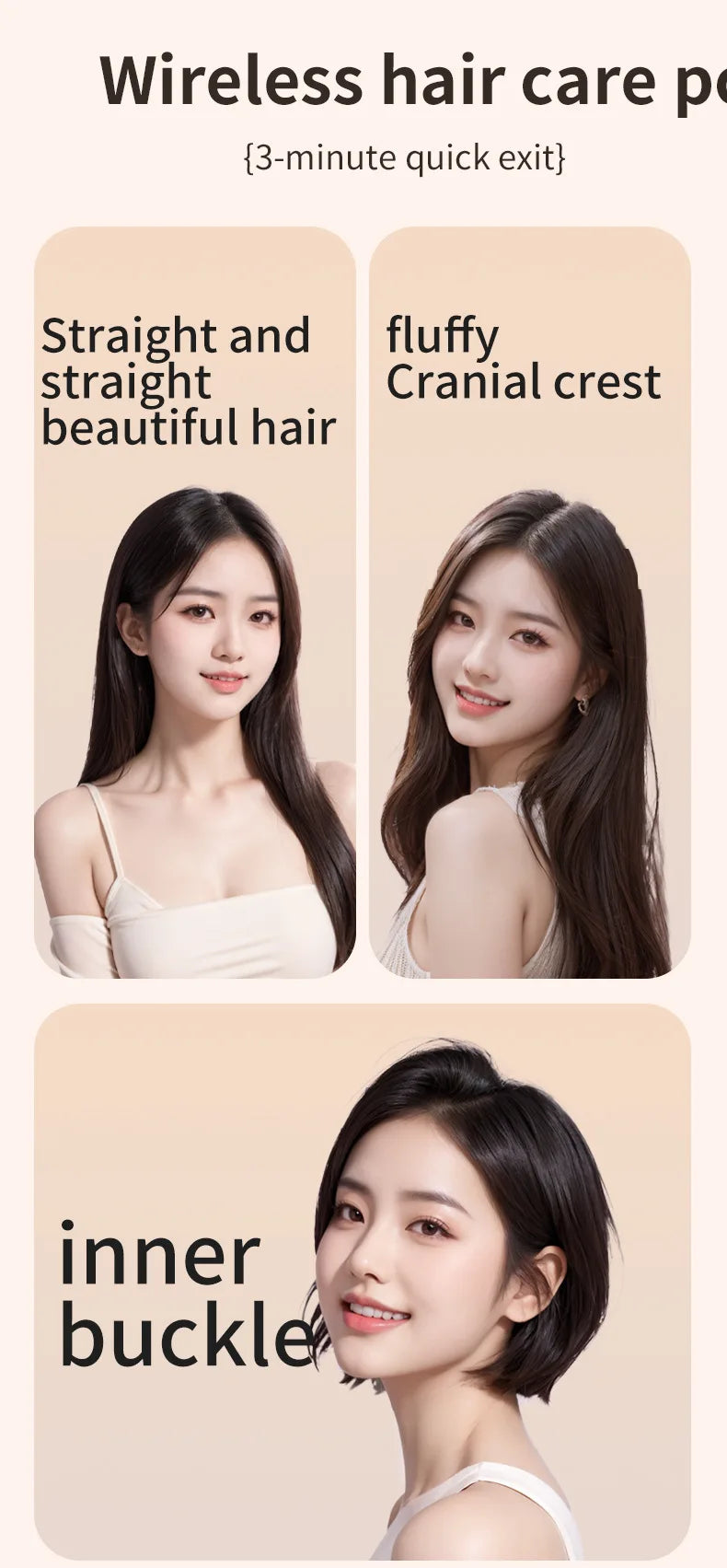 Mini Hair Straightener 3-Heat