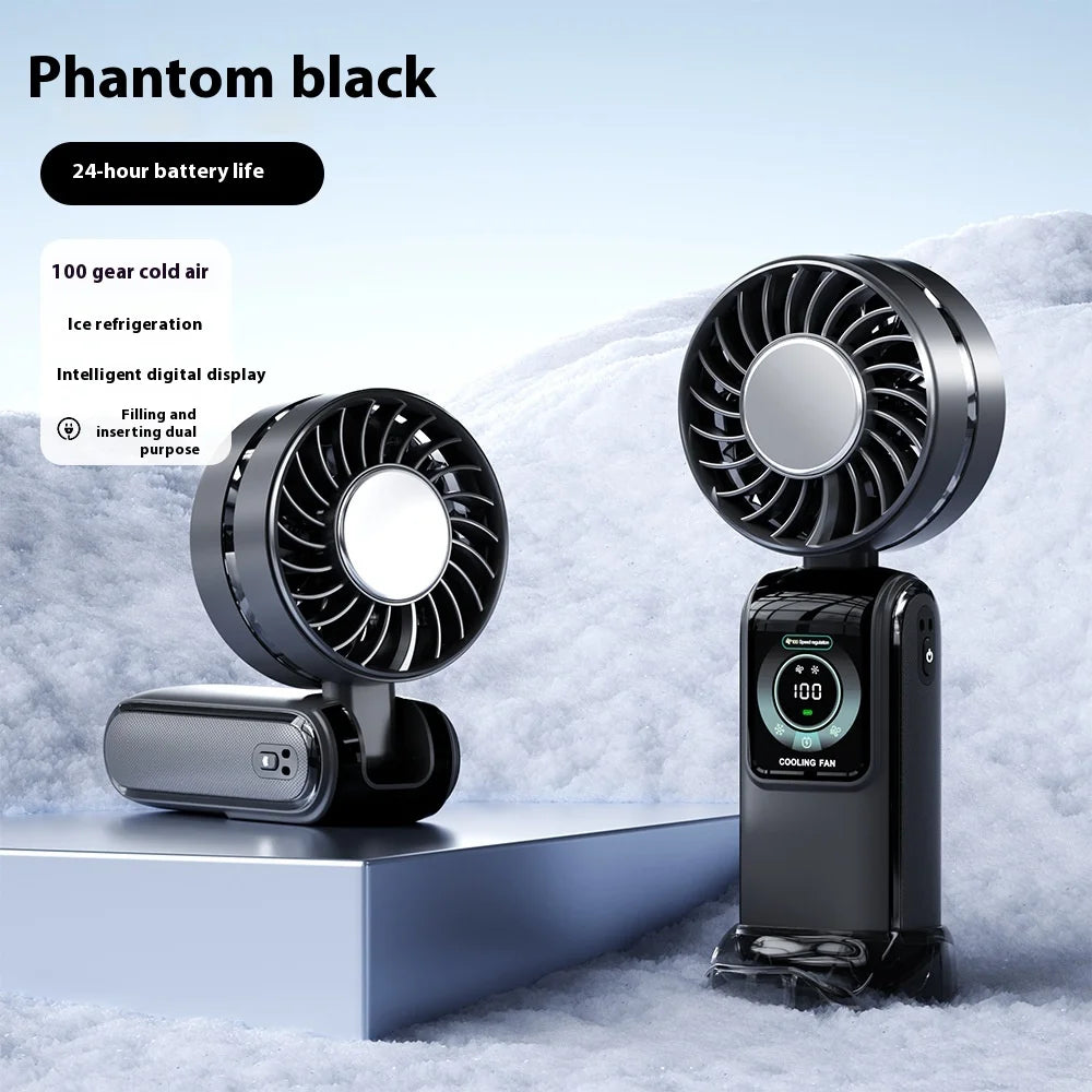 Portable Ice Cooling Fan