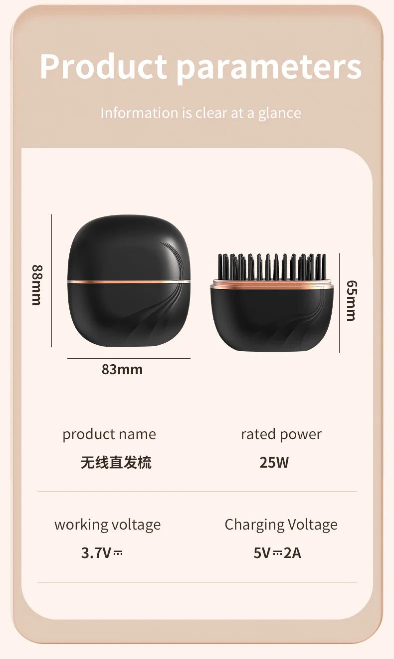 Mini Hair Straightener 3-Heat