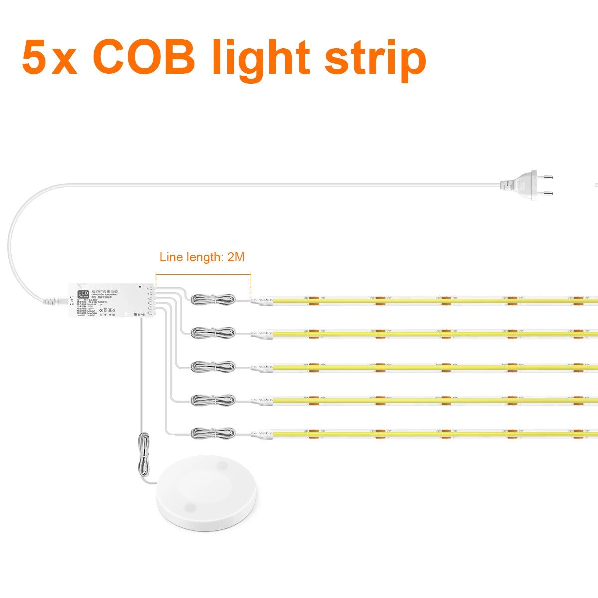 Dimmable LED Cabinet Light