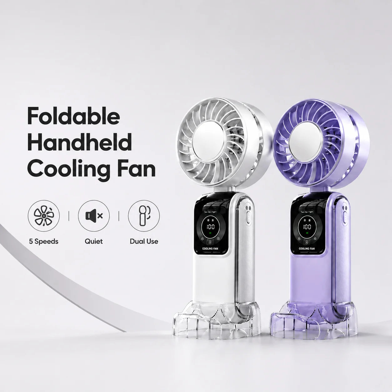 Portable Ice Cooling Fan
