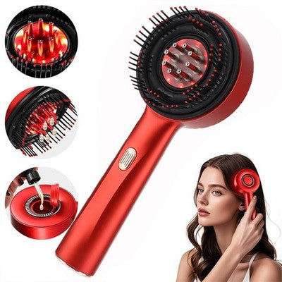 Red Light Massage Scalp Brush Anti Hair Loss Liquid Oil Applicator